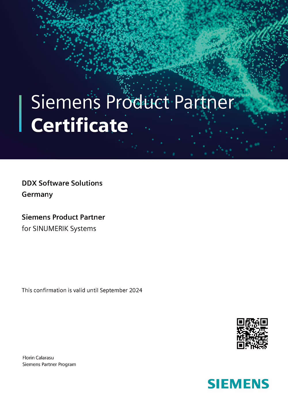 certificate-product-partner-ddx-software-solutions LOW siemens-product-partner-certificate