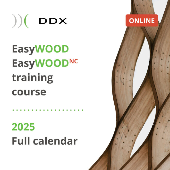 Corso per padroneggiare la lavorazione del legno con EasyWOOD ed EasyWOOD NC